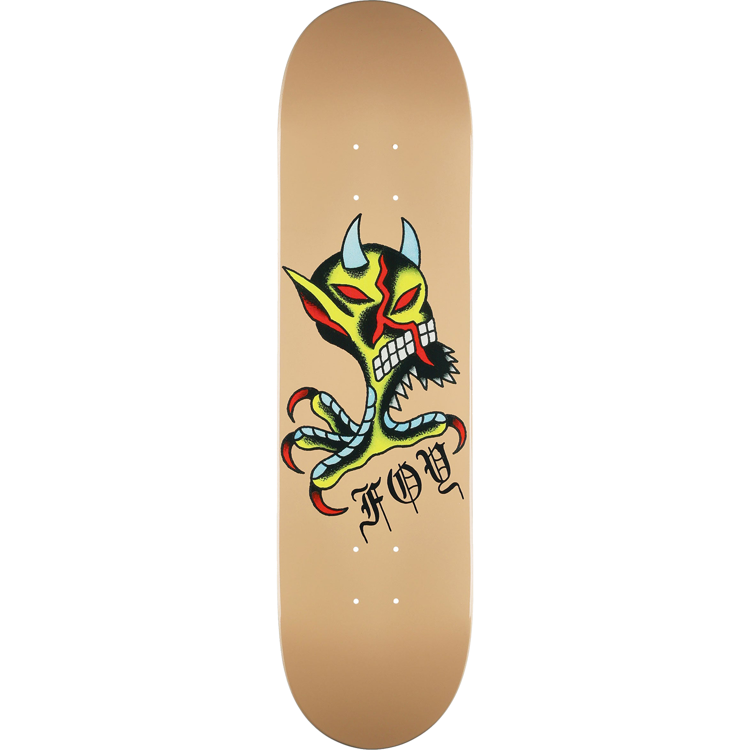 Deathwish Skateboards Jamie Foy Seven Trumpets Skateboard Deck 8.0