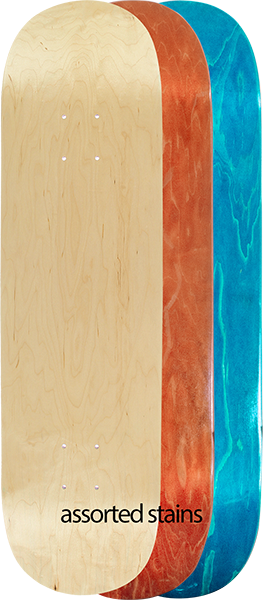Topshelf Blank Skateboard Deck - 8.25" — assorted stain; one deck; color varies