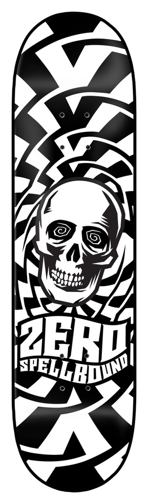 Zero Spellbound 30 Year Reissue Skateboard Deck - Black Dip/White - 8.25"