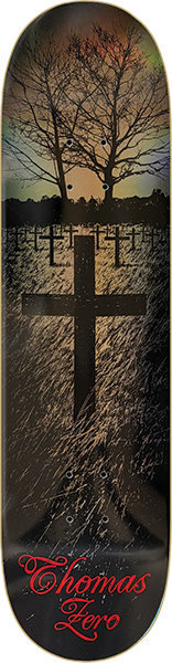 Zero Jamie Thomas Life and Death Skateboard Deck - Bronze - 8.25"