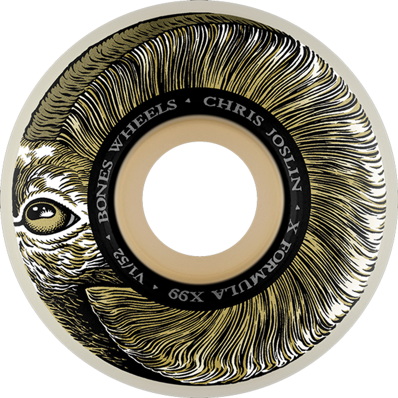 Bones Wheels Chris Joslin XF V1 Rampage Skateboard Wheels 52mm