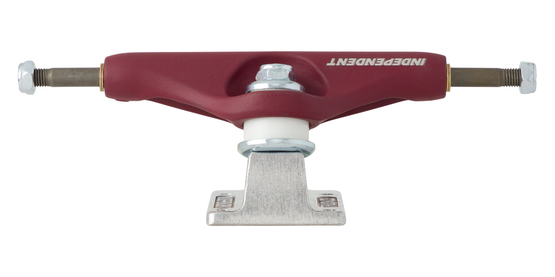 Independent Stage 11 BTG Speed Burgundy Silver Standard Trucks - Invisible Board Shop
