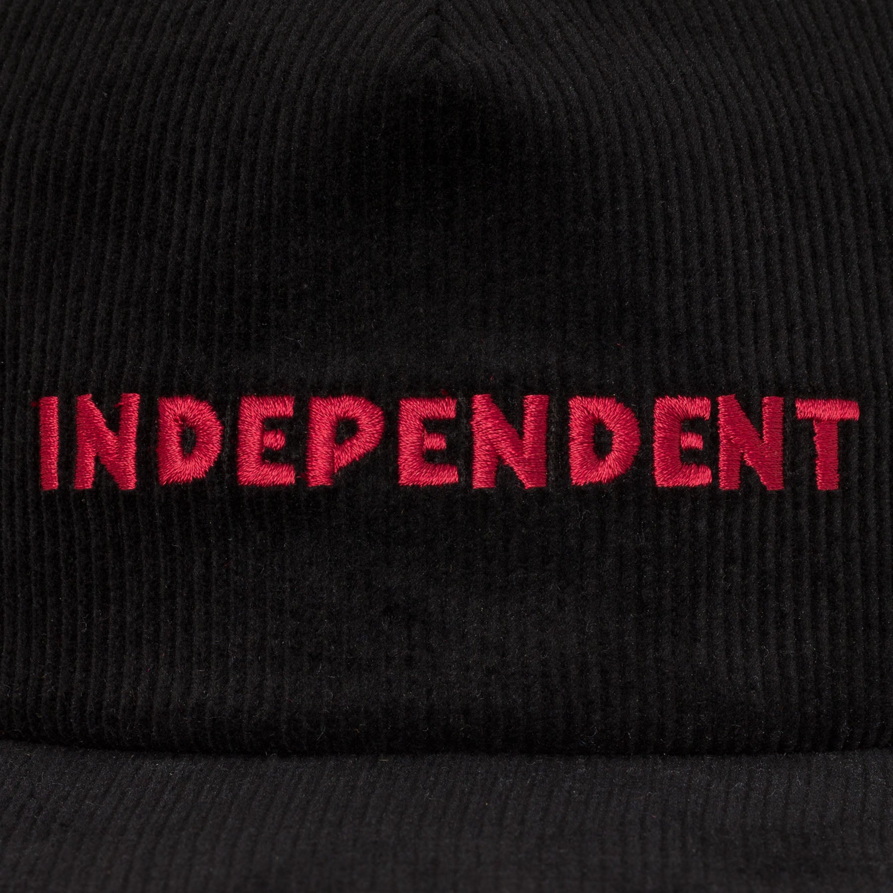 Independent Beacon Snapback Unstructured Mid Hat Black OS Unisex - Invisible Board Shop