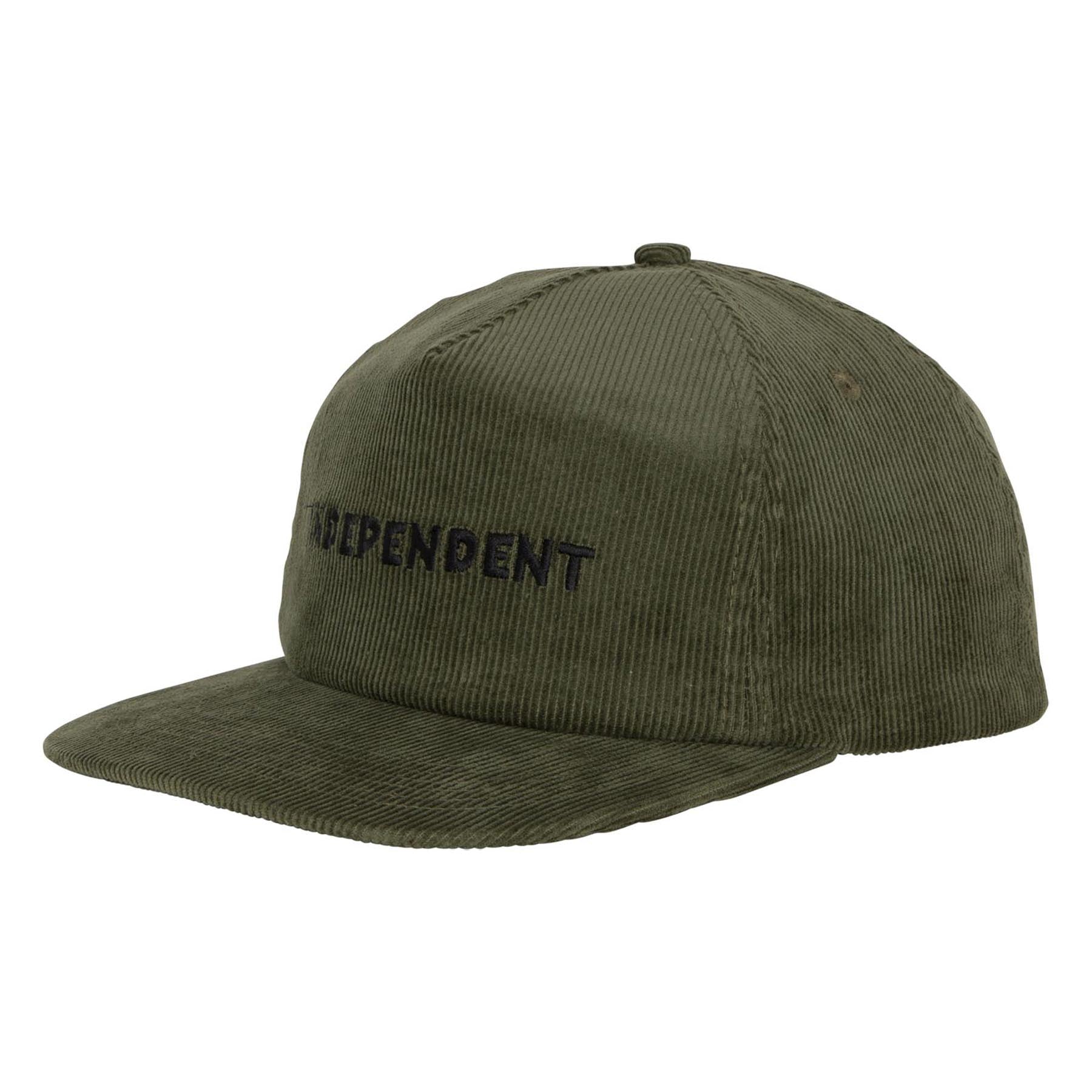 Independent Beacon Snapback Unstructured Mid Hat Olive OS Unisex - Invisible Board Shop