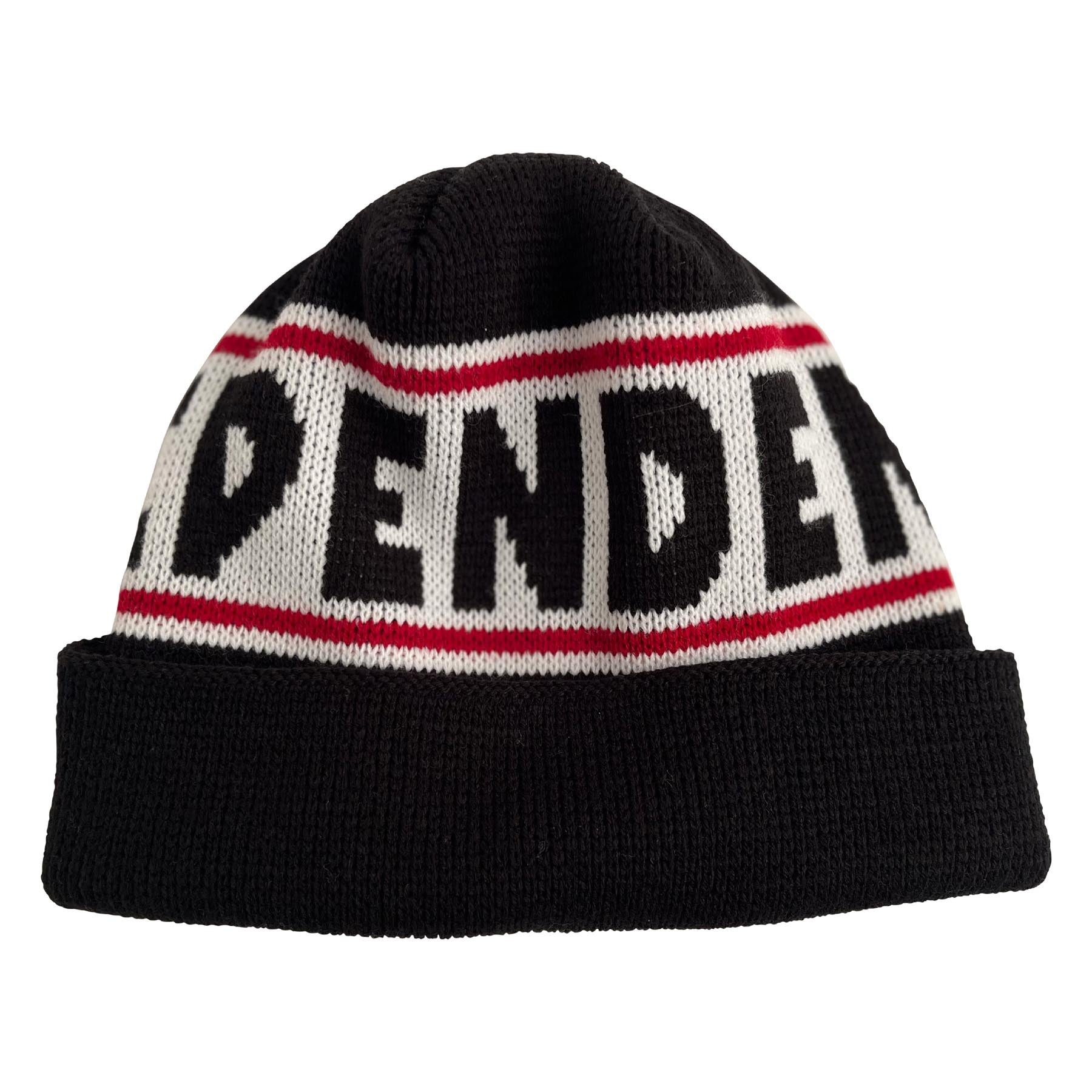 Independent Bar Logo Beanie Long Shoreman Beanie Black OS Unisex - Invisible Board Shop