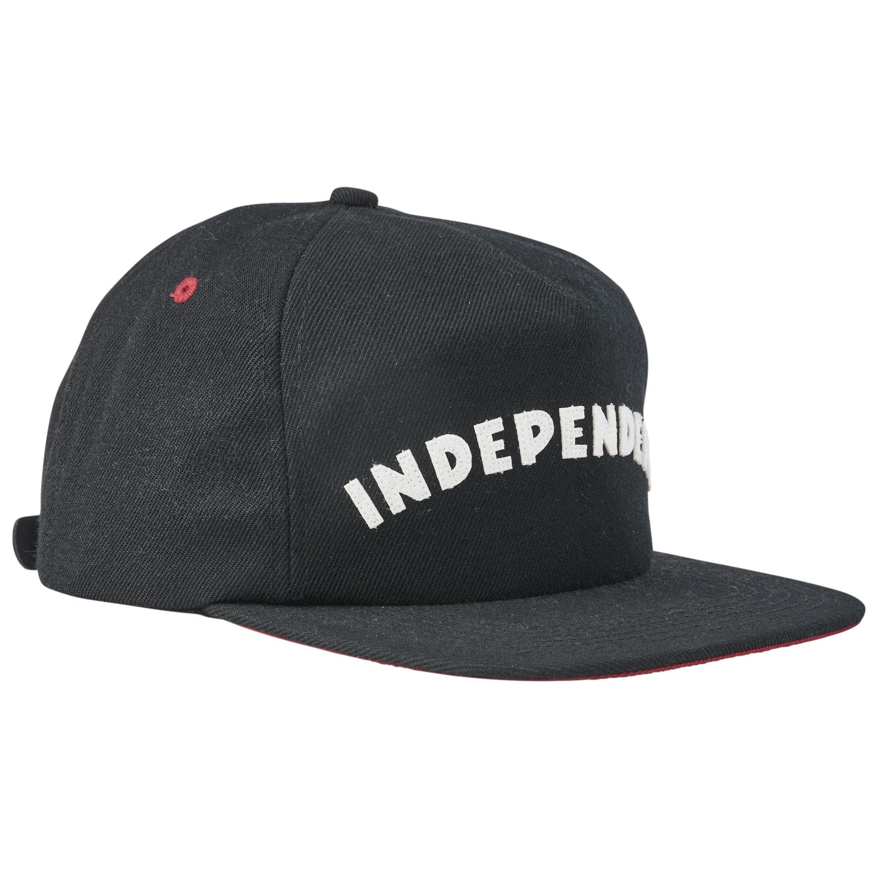 Independent Brigade Strapback Unstructured Mid Hat Black OS Unisex - Invisible Board Shop
