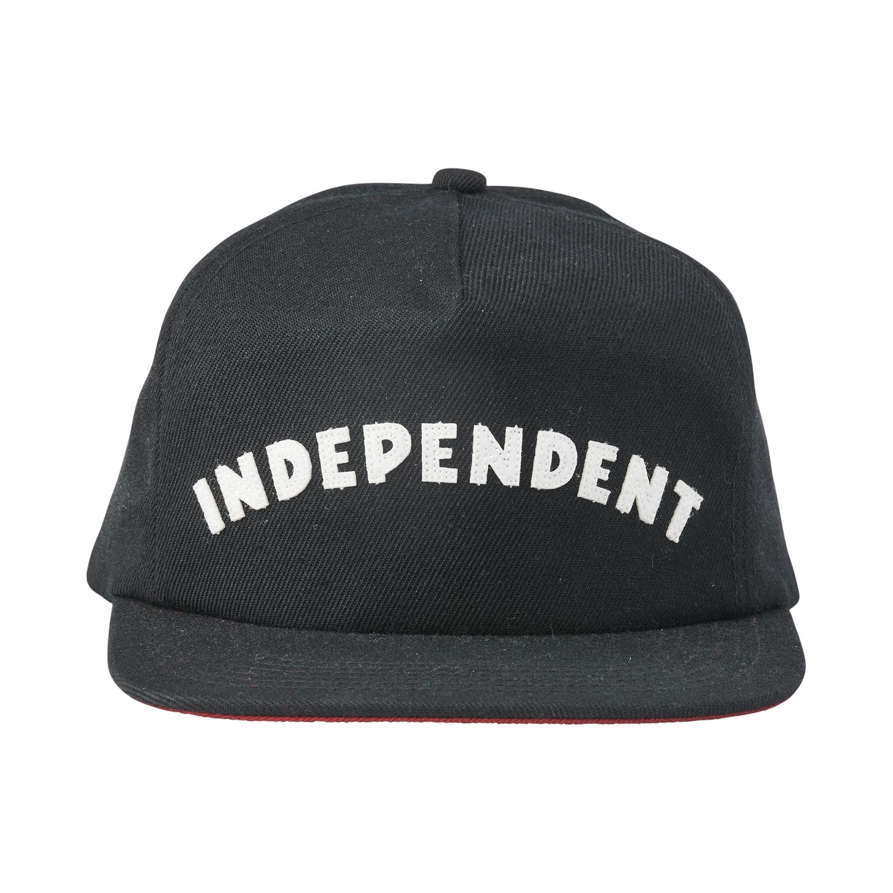 Independent Brigade Strapback Unstructured Mid Hat Black OS Unisex - Invisible Board Shop