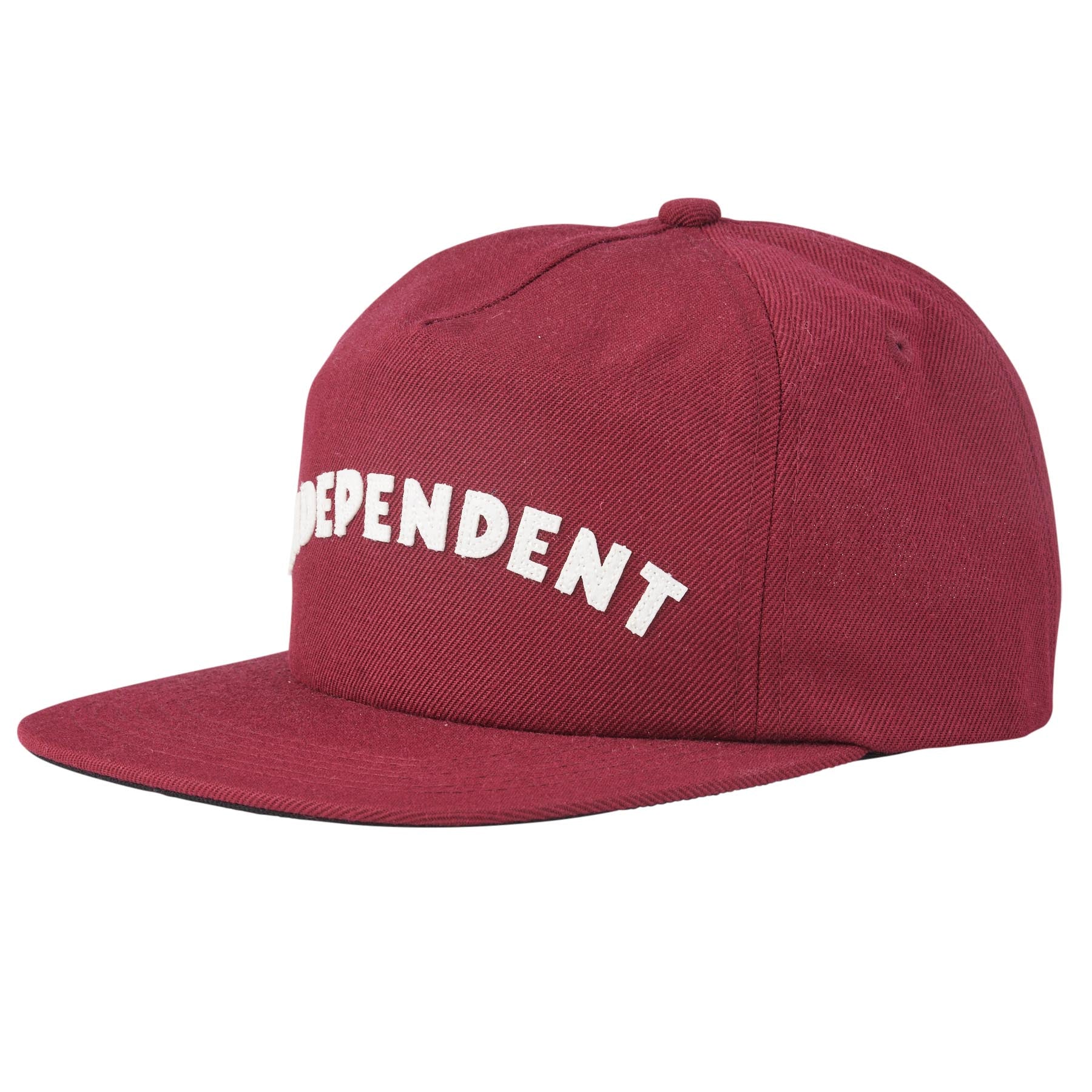 Independent Brigade Strapback Unstructured Mid Hat Cardinal OS Unisex - Invisible Board Shop