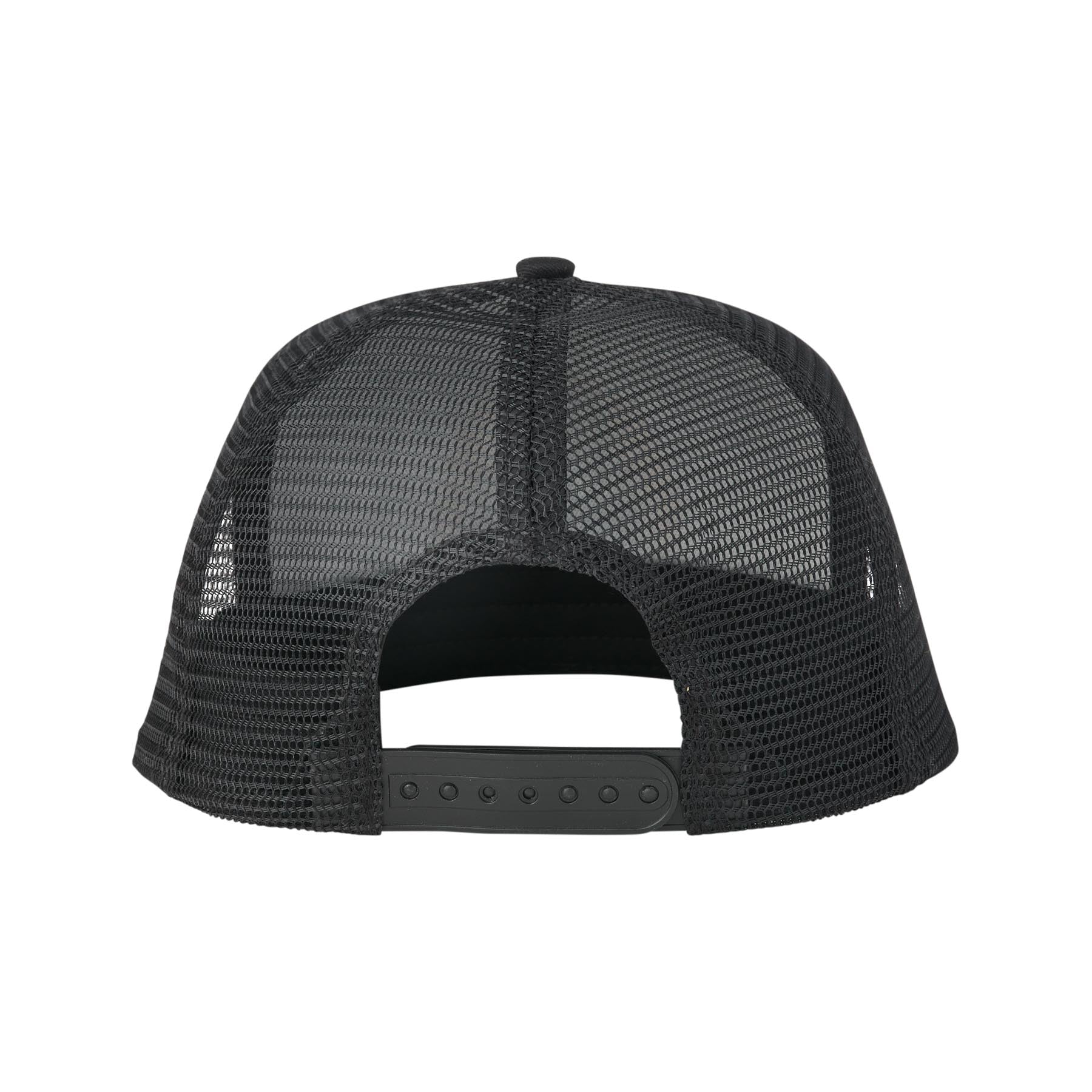 Santa Cruz Natas Screaming Panther Mesh Trucker High Profile Hat Black/White OS Unisex - Invisible Board Shop