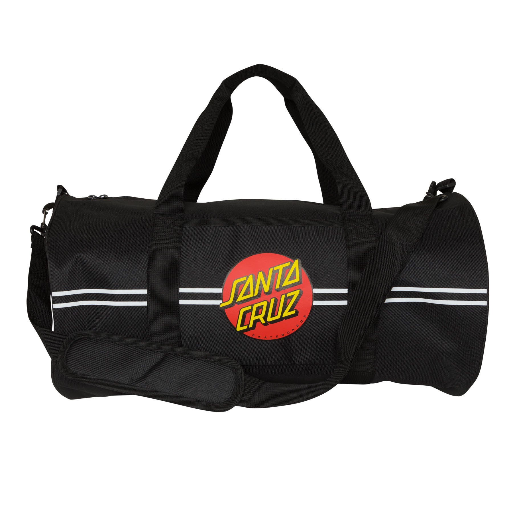 Santa Cruz Classic Dot Duffle Black OS Unisex - Invisible Board Shop