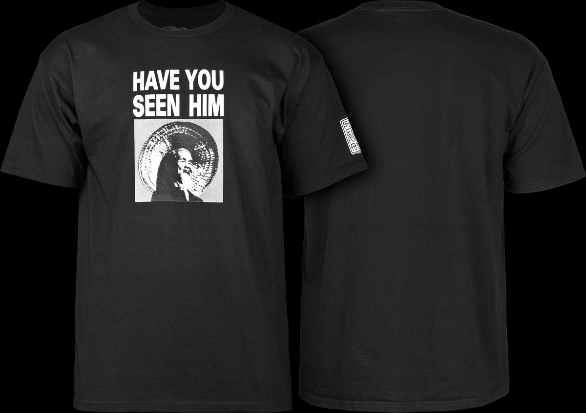 Powell Peralta Have You Seen Him T-Shirt - Black - Medium