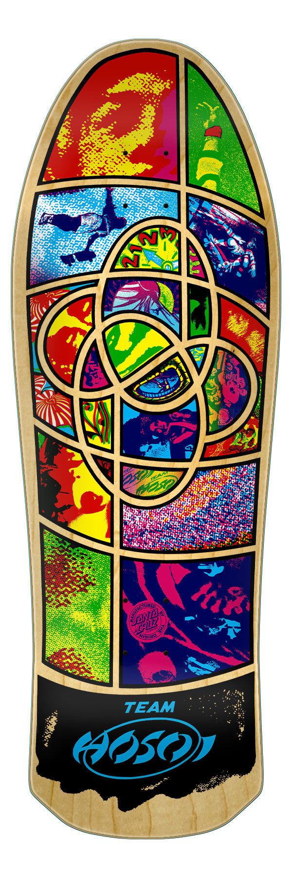 Santa Cruz Skateboard Deck Hosoi Irie Eye Reissue 9.95 in x 29.59 in - Invisible Board Shop