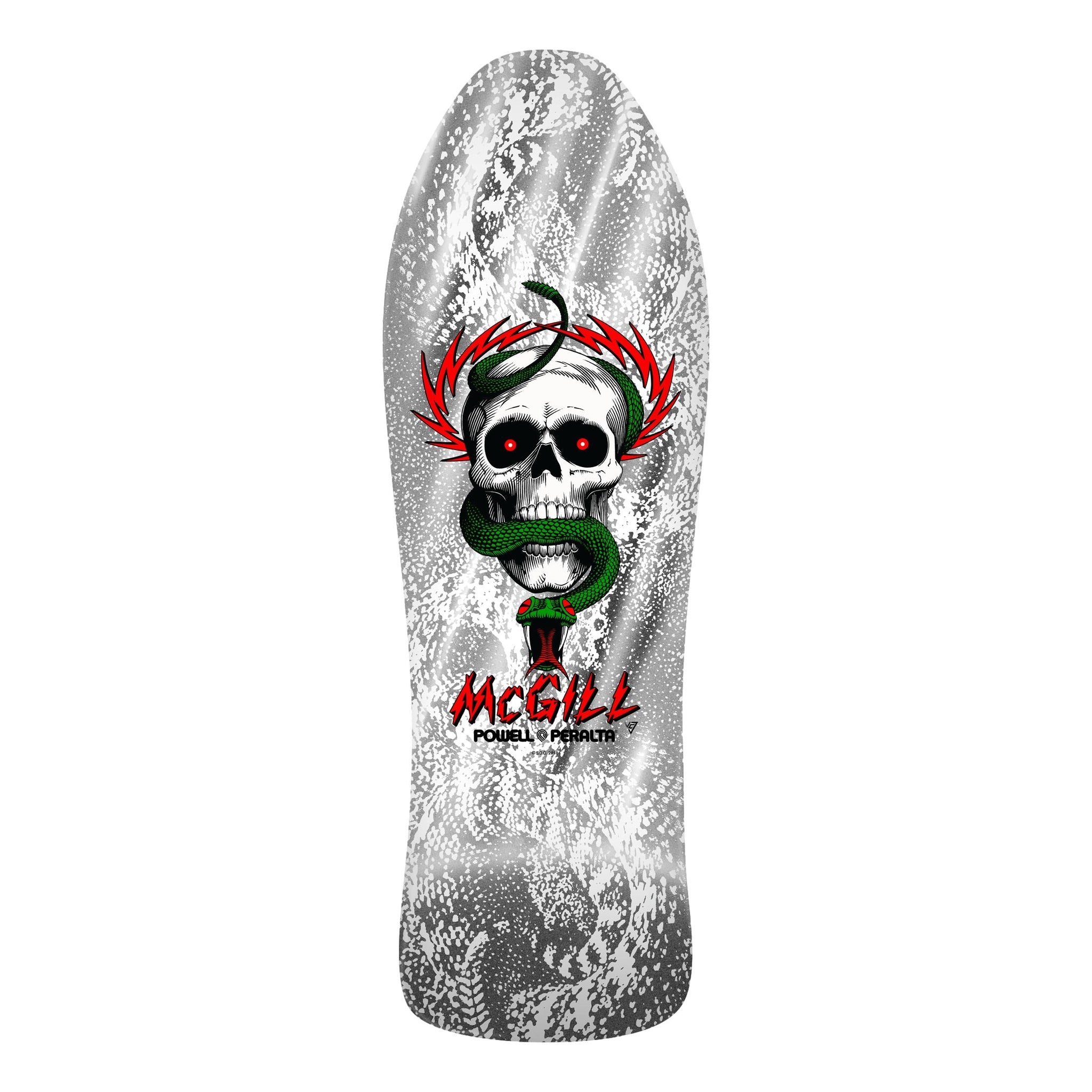 Powell Peralta Bones Brigade Mike McGill White Series 17 10" Reissue Deck - Invisible Board Shop