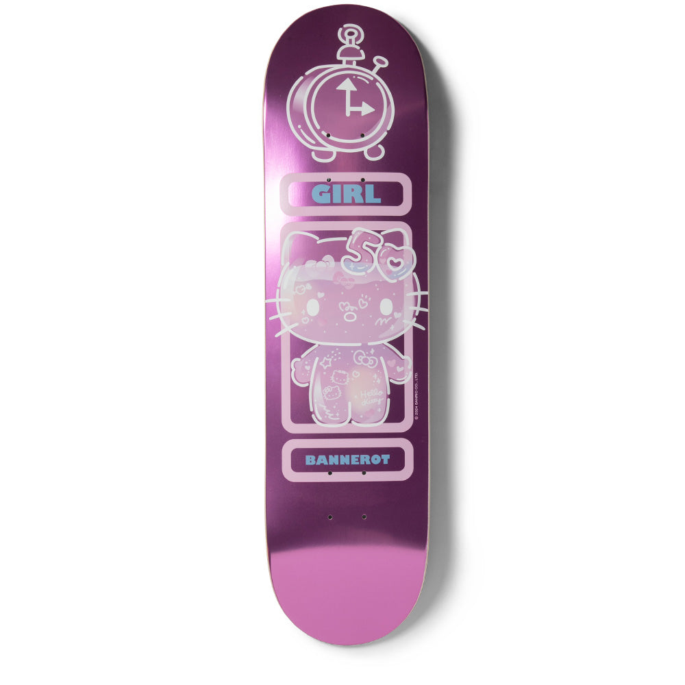 Girl Bannerot Hello Kitty 50 Years 8.0 Skateboard Deck - Invisible Board Shop