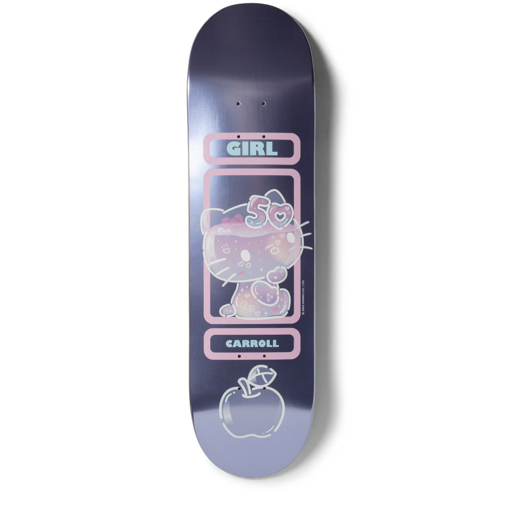 Girl Carroll Hello Kitty 50 Years 8.25 Skateboard Deck - Invisible Board Shop