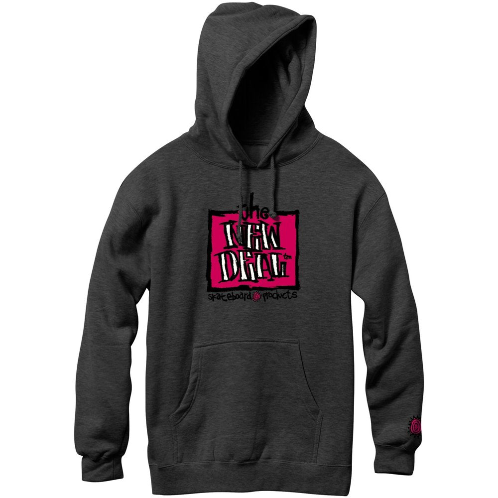 New Deal Original Napkin Logo Hooded Sweatshirt - Invisible Board Shop