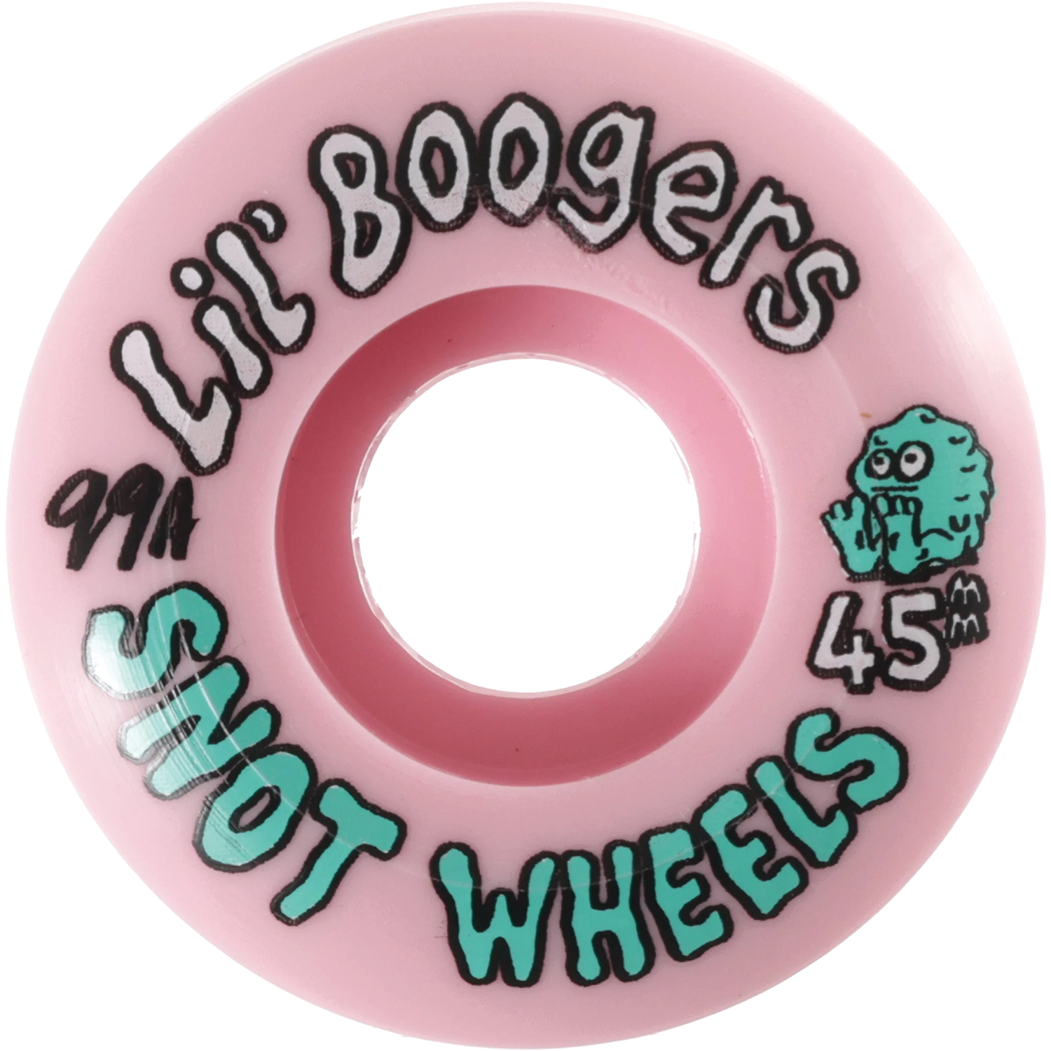 Snot Lil Boogers Skateboard Wheels 45MM 99A Pink - Invisible Board Shop