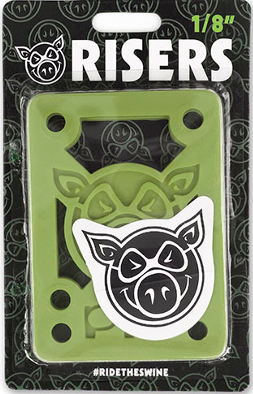 Pig 1/8" Hard Risers Olive - Invisible Board Shop