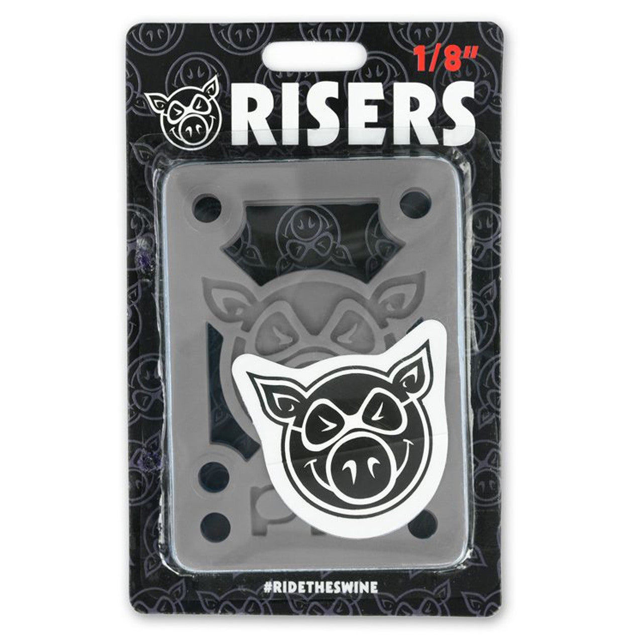 Pig 1/8" risers grey - Invisible Board Shop