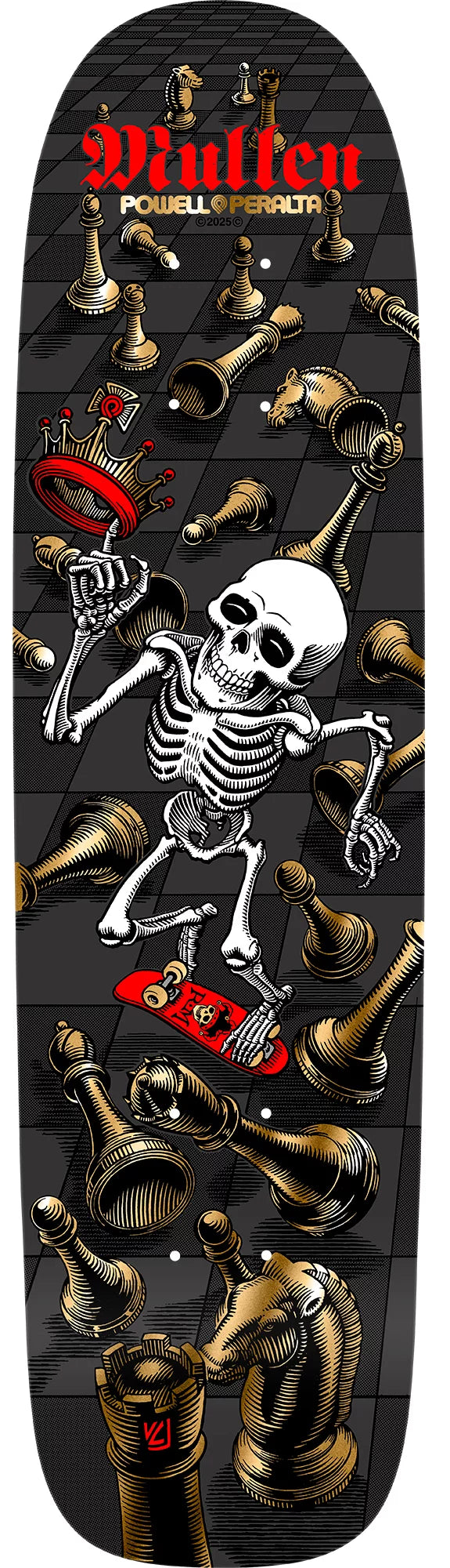 Powell Peralta Bones Brigade Mullen Series 16 7.4 LTD Skateboard Deck - Invisible Board Shop