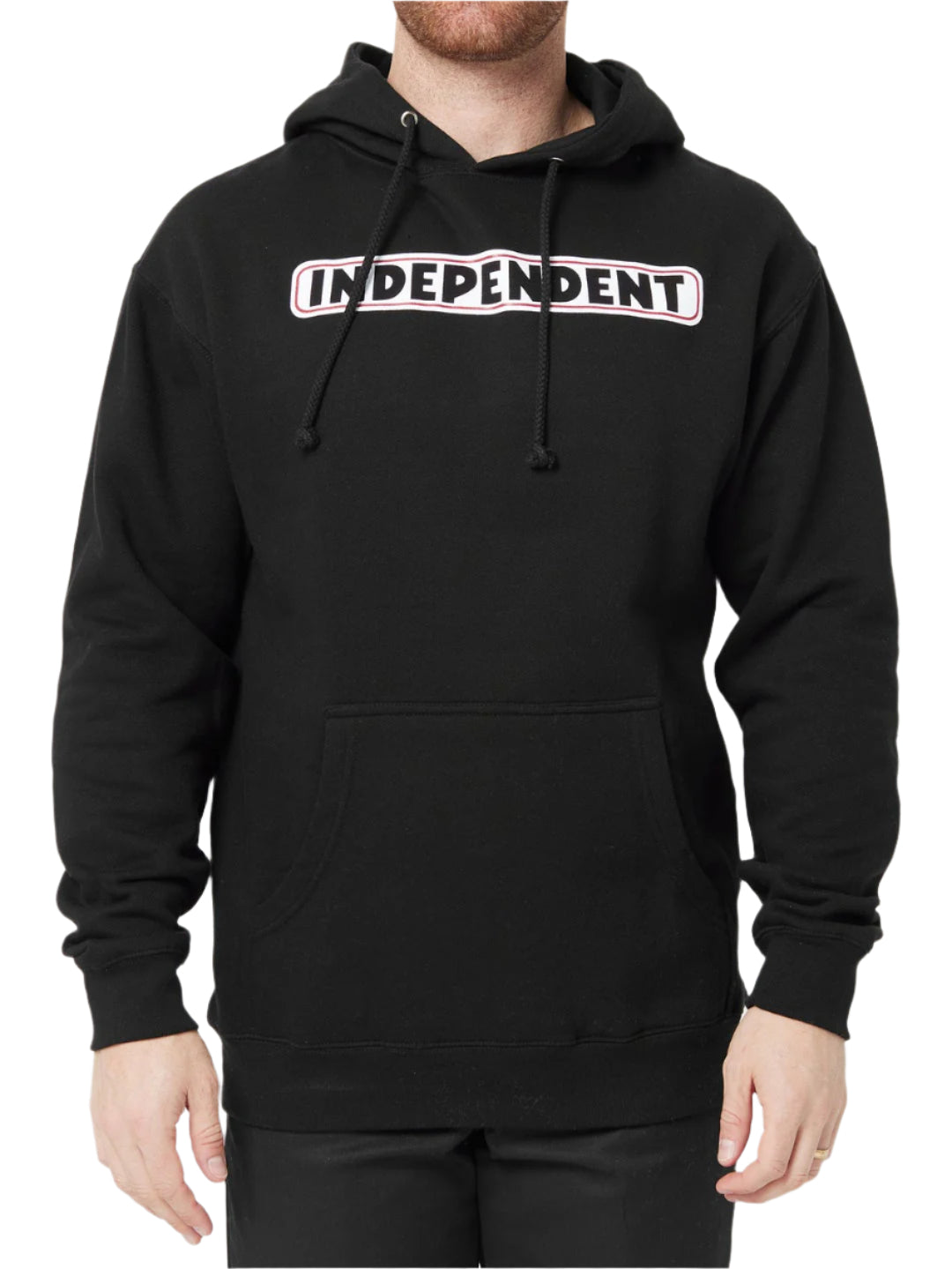 Independent Bar Logo Hoodie Black - Invisible Board Shop