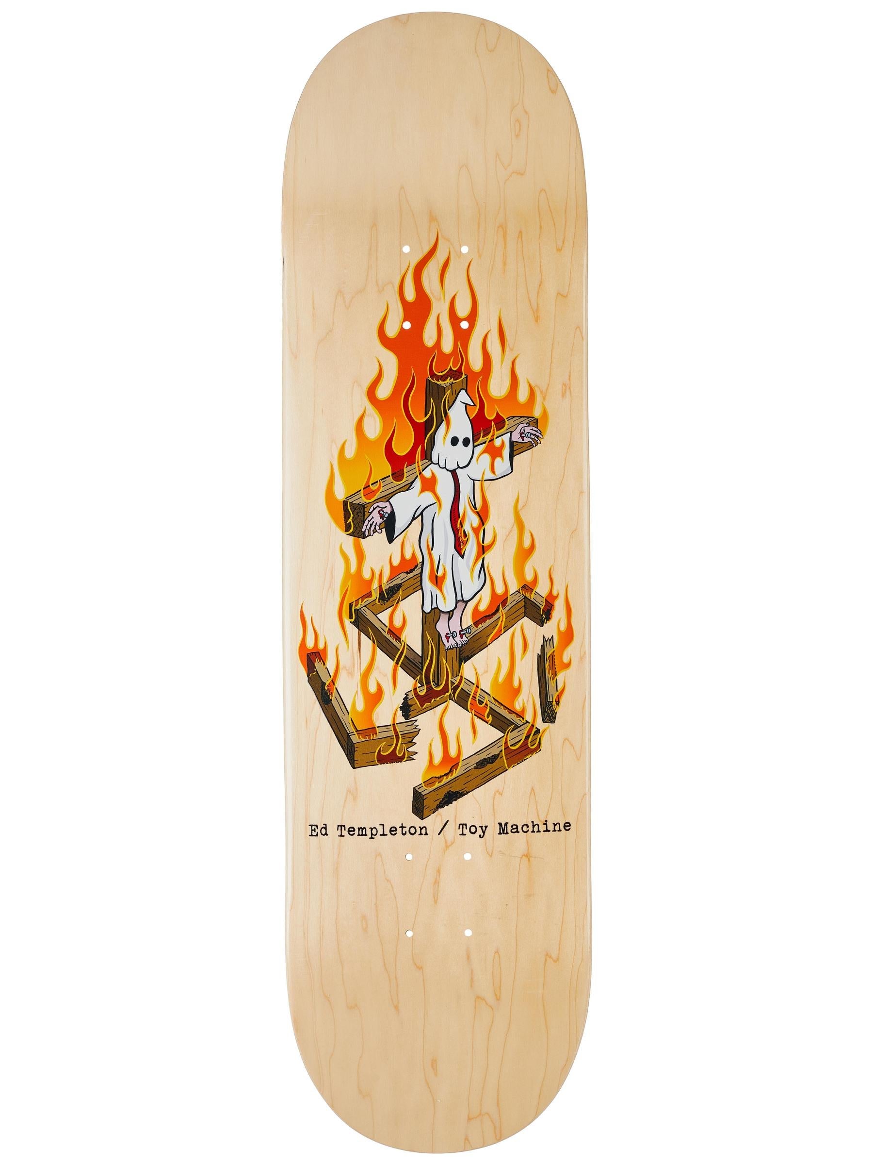 Toy Machine Templeton Charred Cross Deck 8.5