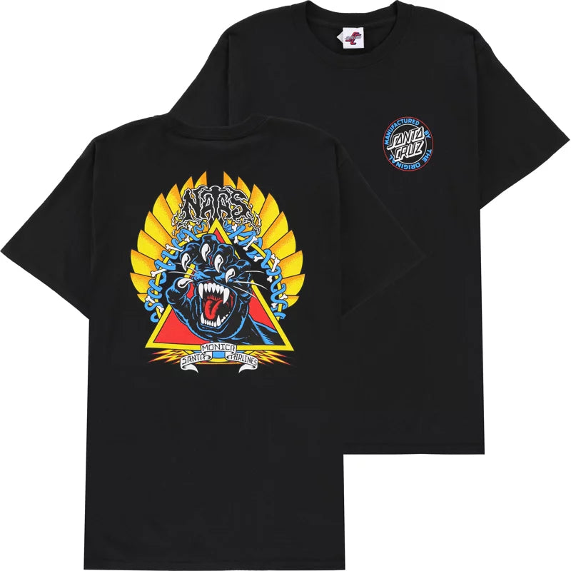 Santa Cruz Natas Screaming Panther heavyweight T-Shirt - Invisible Board Shop