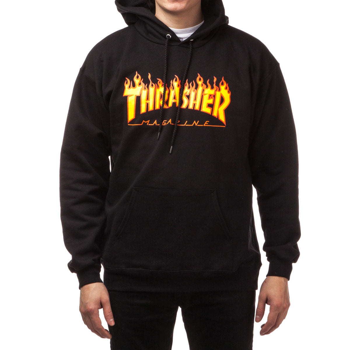 Thrasher Flame Logo Hoodie - Invisible Board Shop