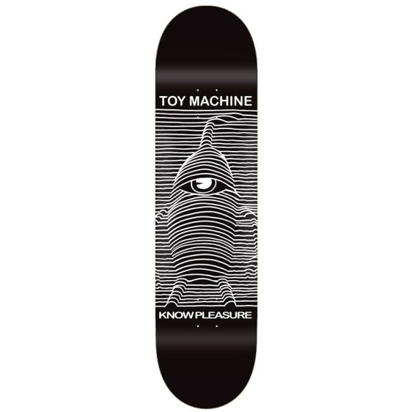 Toy Machine Known Pleasure Skateboard Deck 8.0" - Invisible Board Shop