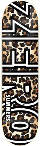 Zero Summers Cheetah Bold Skateboard Deck - 8.25" - Invisible Board Shop