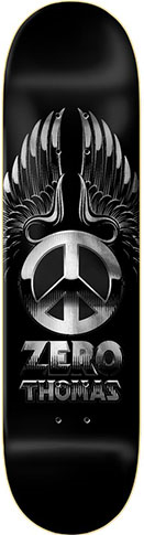 Zero Jamie Thomas Metal Peace Skateboard Deck - 8.25" - Invisible Board Shop