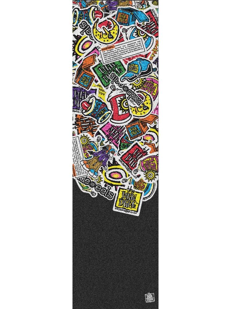 New Deal Heritage Sticker Pile Griptape 10" - Invisible Board Shop