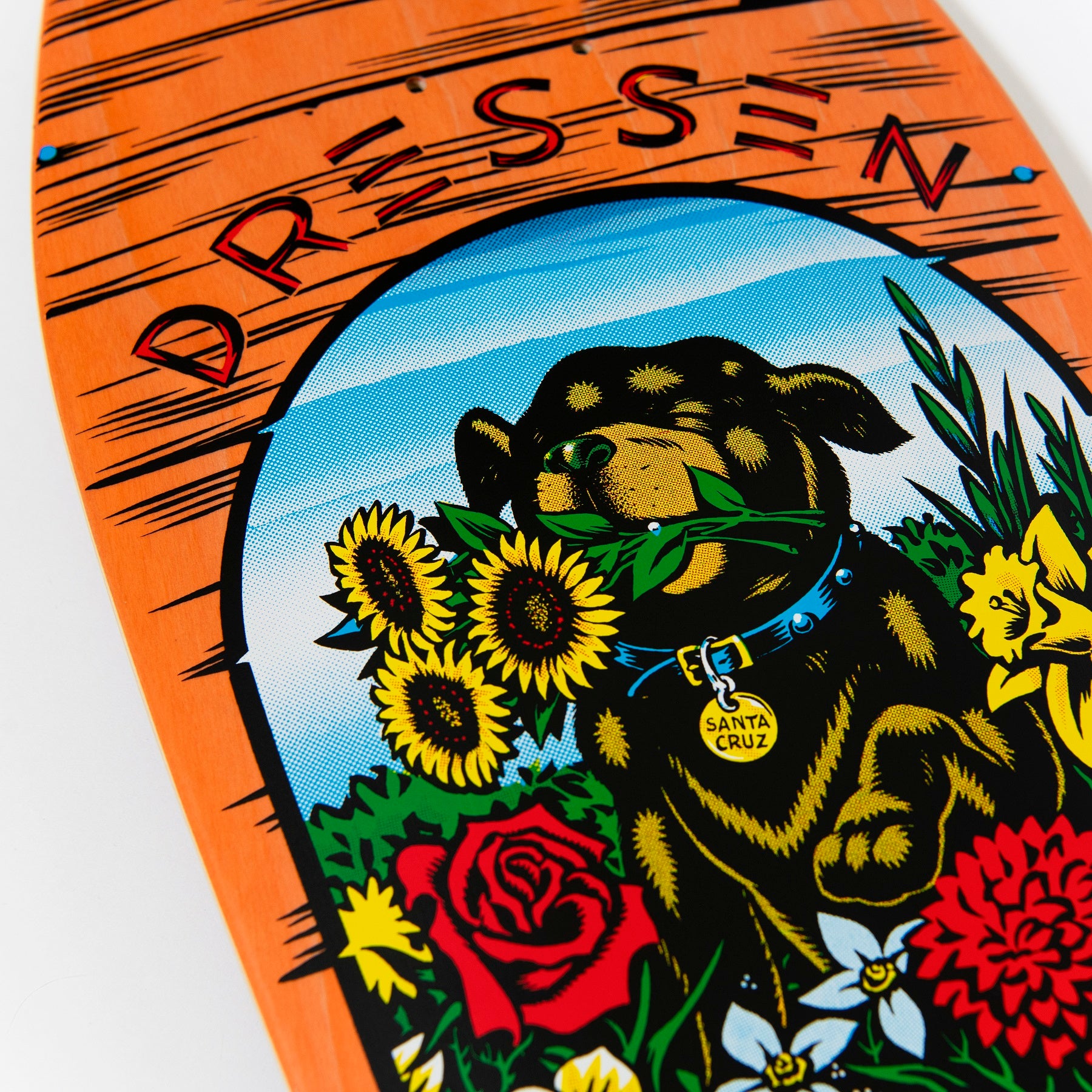 Santa Cruz Eric Dressen Pup Reissue 9.5" x 29.44" Skateboard Deck - Invisible Board Shop