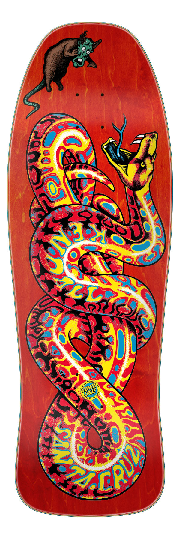 Santa Cruz Jeff Kendall Snake Reissue 9.975 x 30.125" Skateboard Deck - Invisible Board Shop