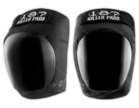 187 Killer Pads Pro Knee Black/Black - Invisible Board Shop