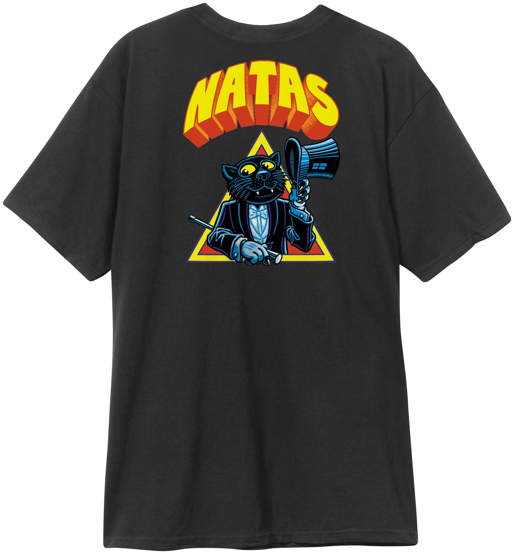 Heritage 101 Natas Panther T-Shirt - Black - Invisible Board Shop