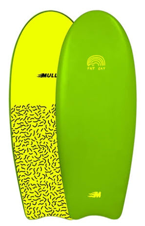 Mullet Fat Cat 4' 8" - Green - Invisible Board Shop