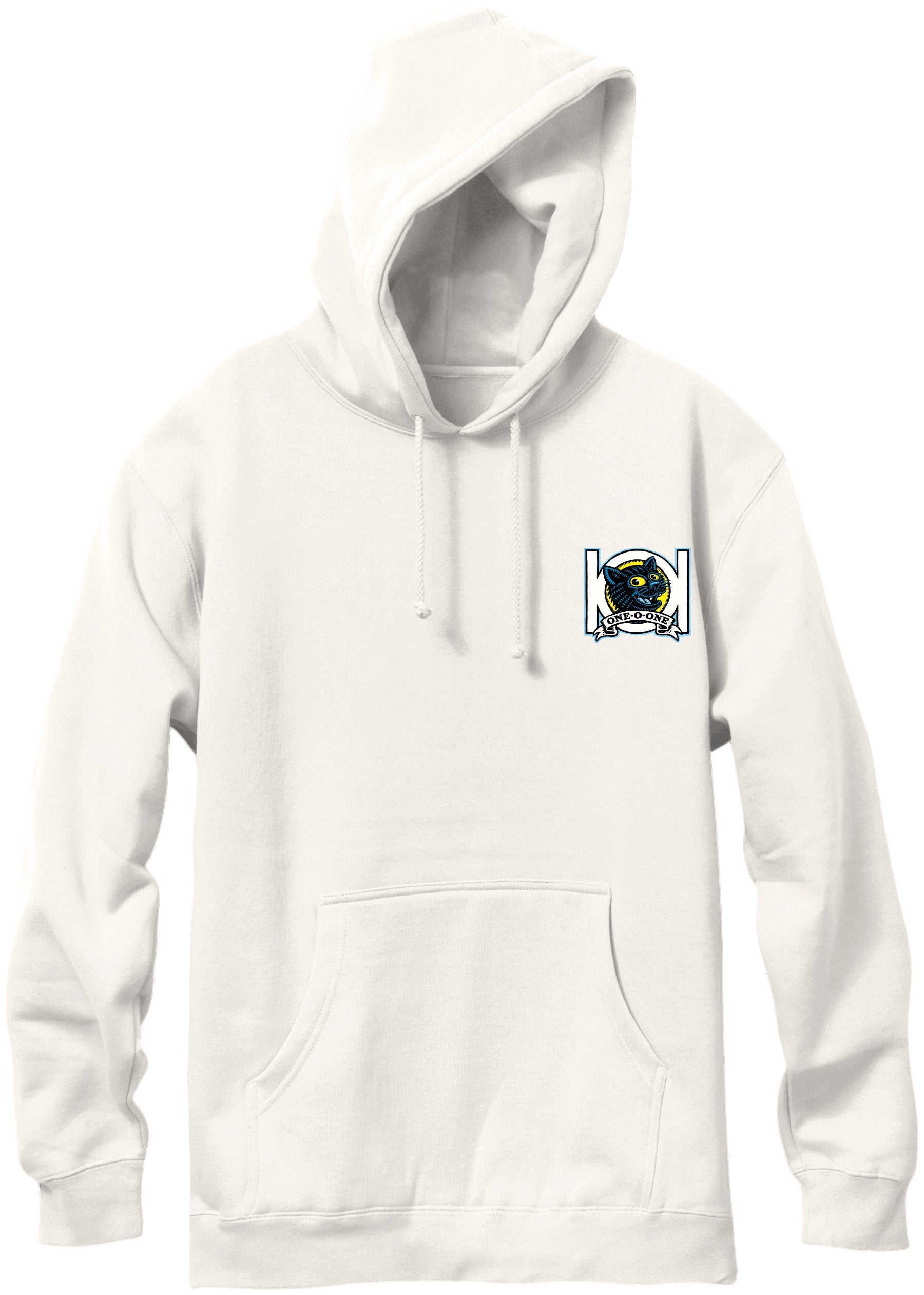 Heritage 101 Natas Panther Hoodie - Bone White - Invisible Board Shop