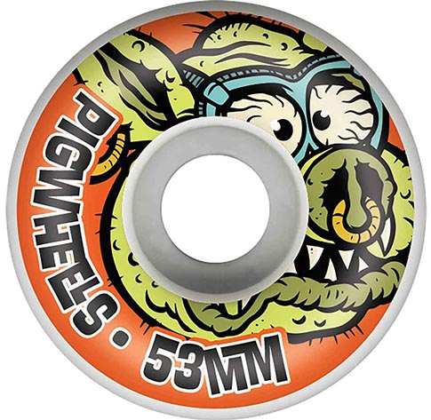 Pig Head Proline Toxic 53MM 101A Skateboard Wheels - Invisible Board Shop