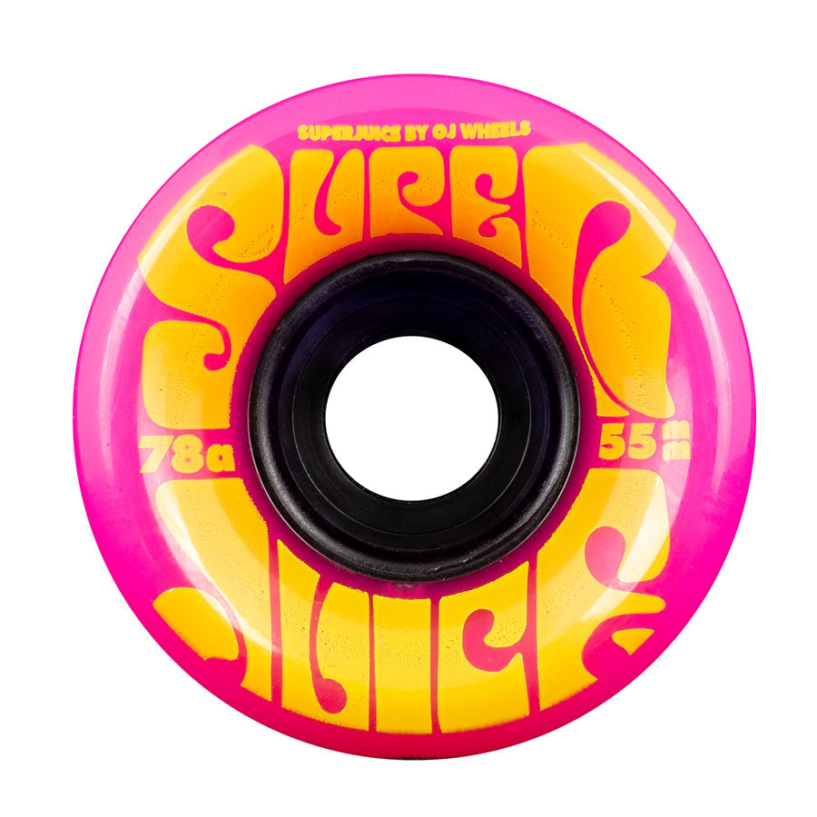 OJ Mini Super Juice Pink 78a 55mm Skateboard Wheels - Invisible Board Shop