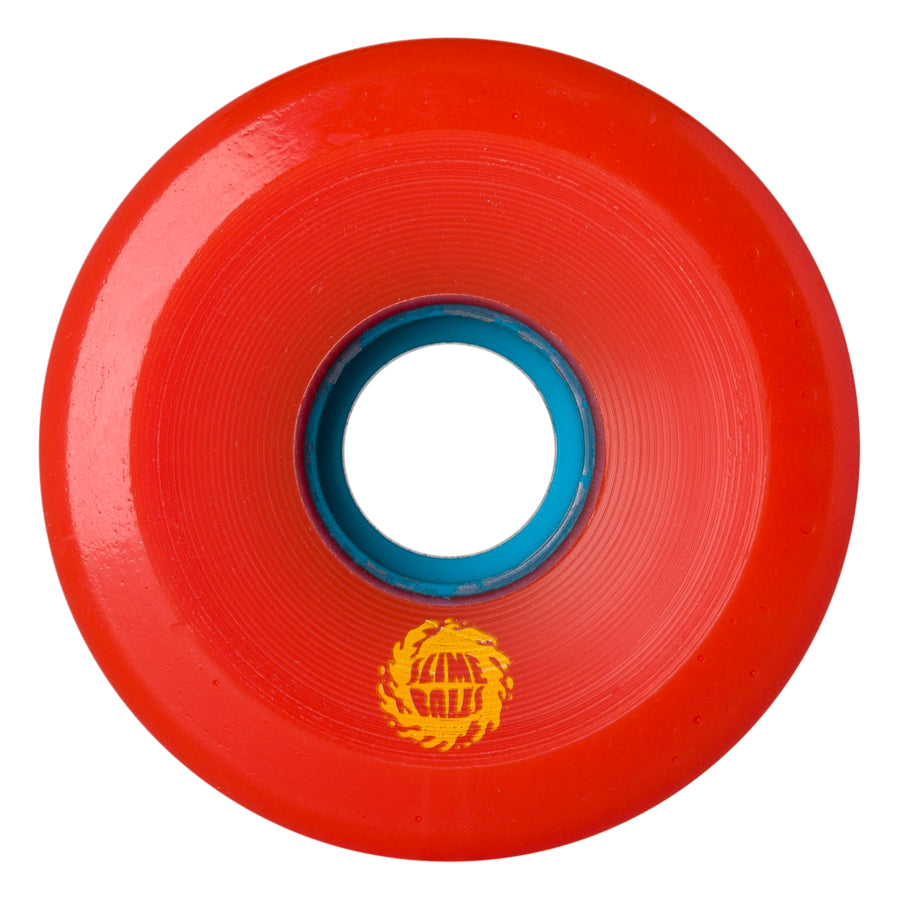 Slime Balls Skateboard Wheels OG Red 78a 66MM - Invisible Board Shop