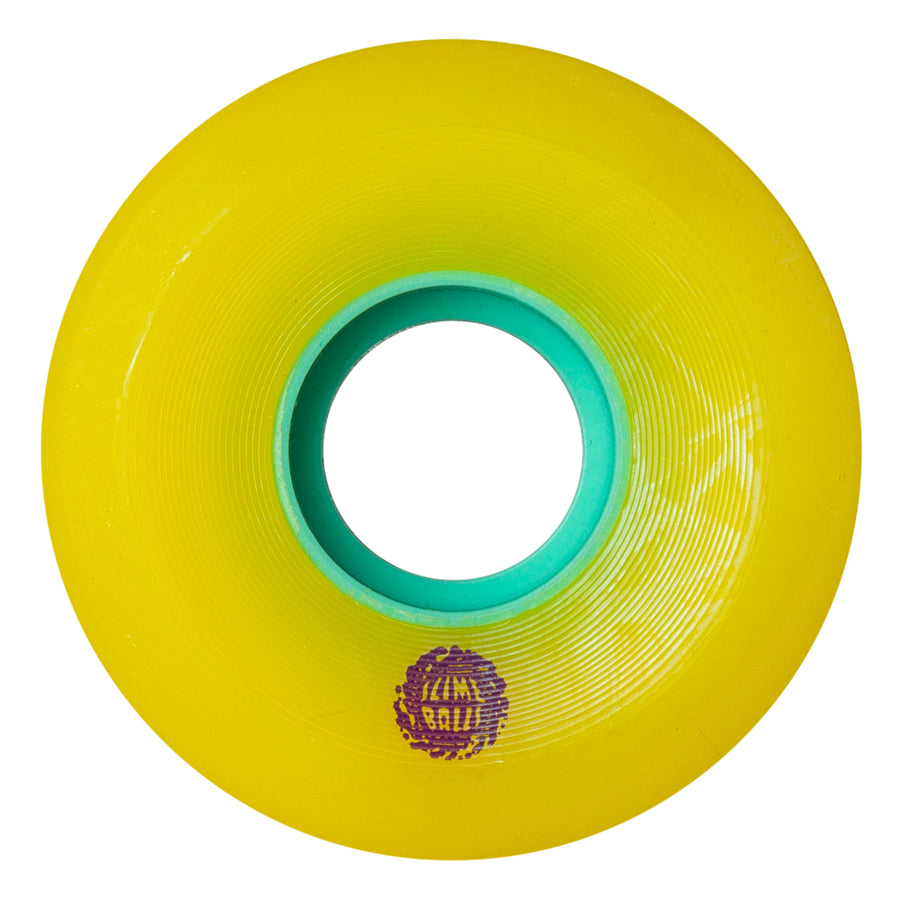 Santa Cruz Mini OG Slime Balls 54.5MM 90A Yellow - Invisible Board Shop