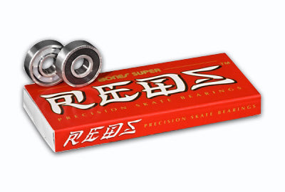 Bones Super Reds Skateboard Bearings - Invisible Board Shop