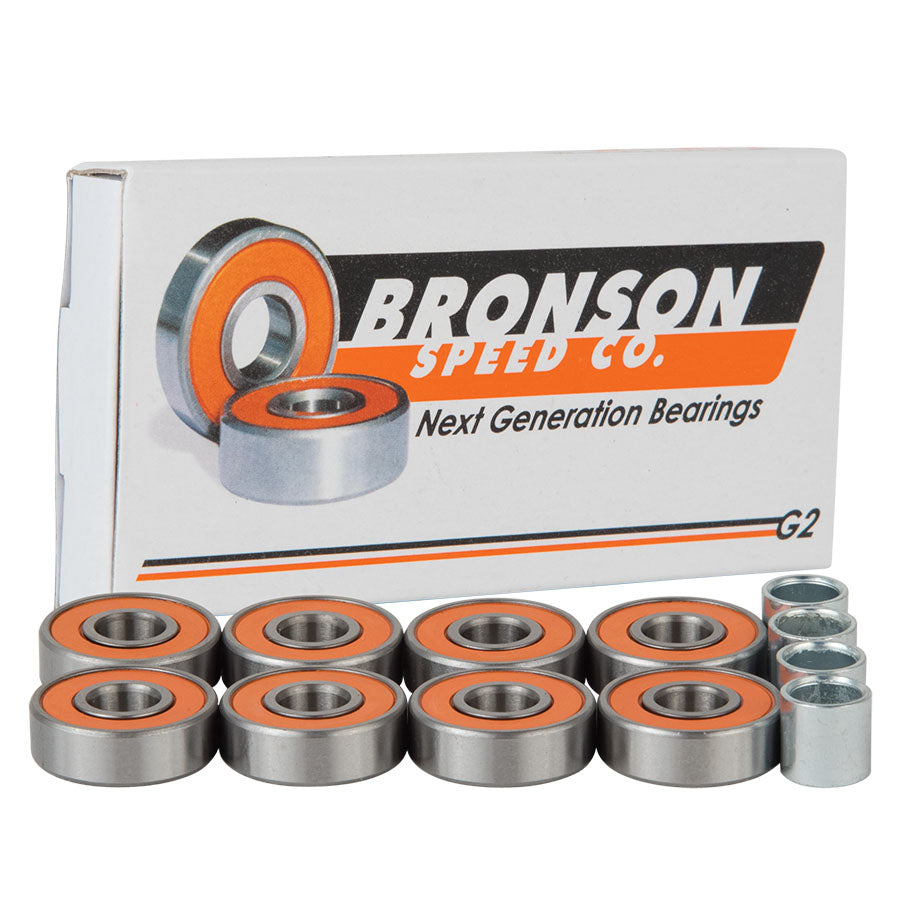 Bronson Speed CO G2 Skateboard Bearings - Invisible Board Shop