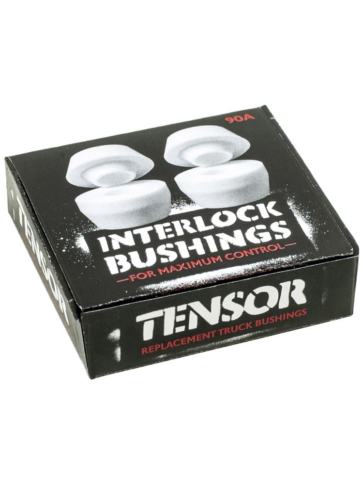 Tensor Interlock Bushings 90a White - Invisible Board Shop