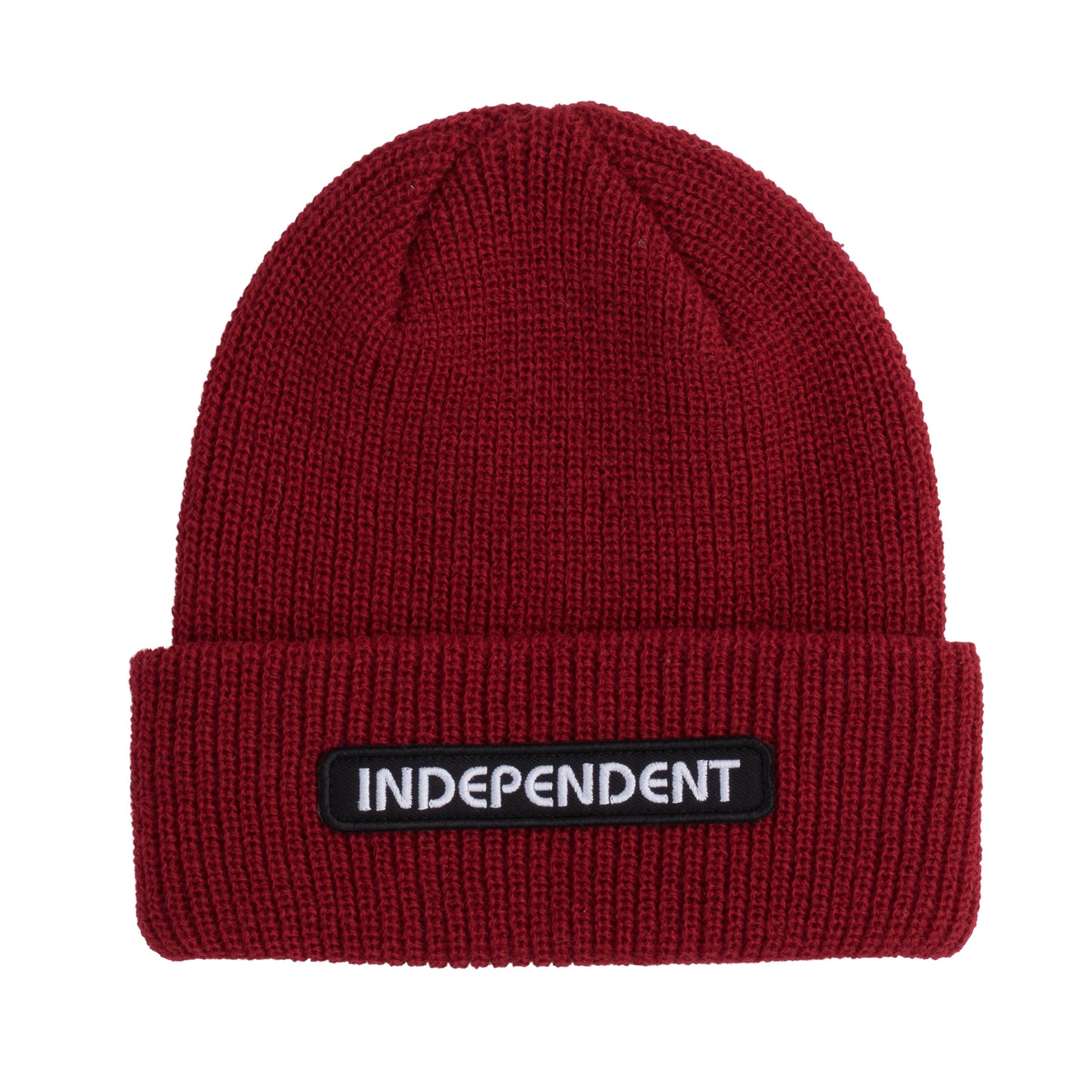 Independent B/C Groundwork Beanie Long Shoreman Hat Red OS Unisex - Invisible Board Shop