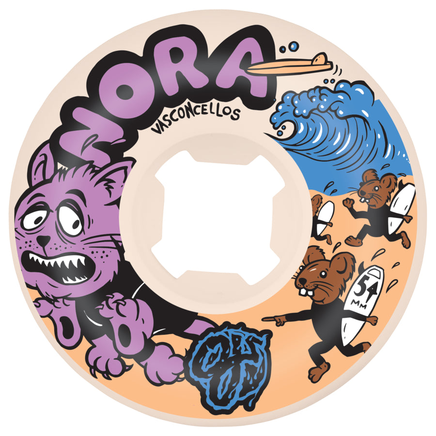 Nora Vasconcellos Surfs Up 2 Elite EZ EDGE 101a Skateboard Wheels 54MM - Invisible Board Shop