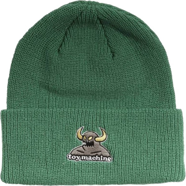 Toy Machine Monster Beanie Green - Invisible Board Shop