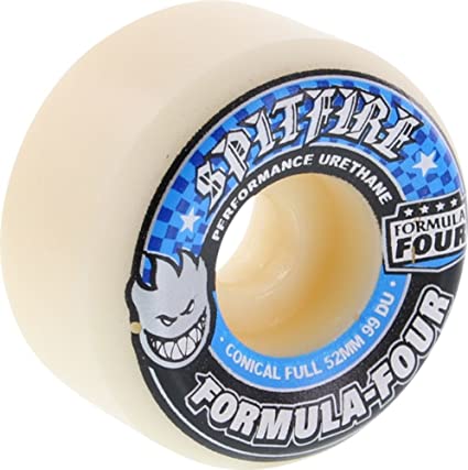 Spitfire Formula Four Conical Full 52MM 99a Blue - Invisible Board Shop