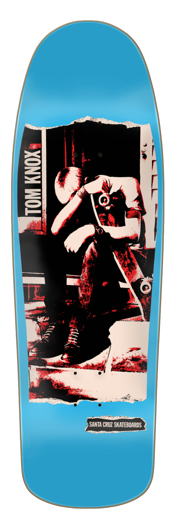 Santa Cruz Knox Punk Reissue Skateboard Deck 9.89" - Invisible Board Shop